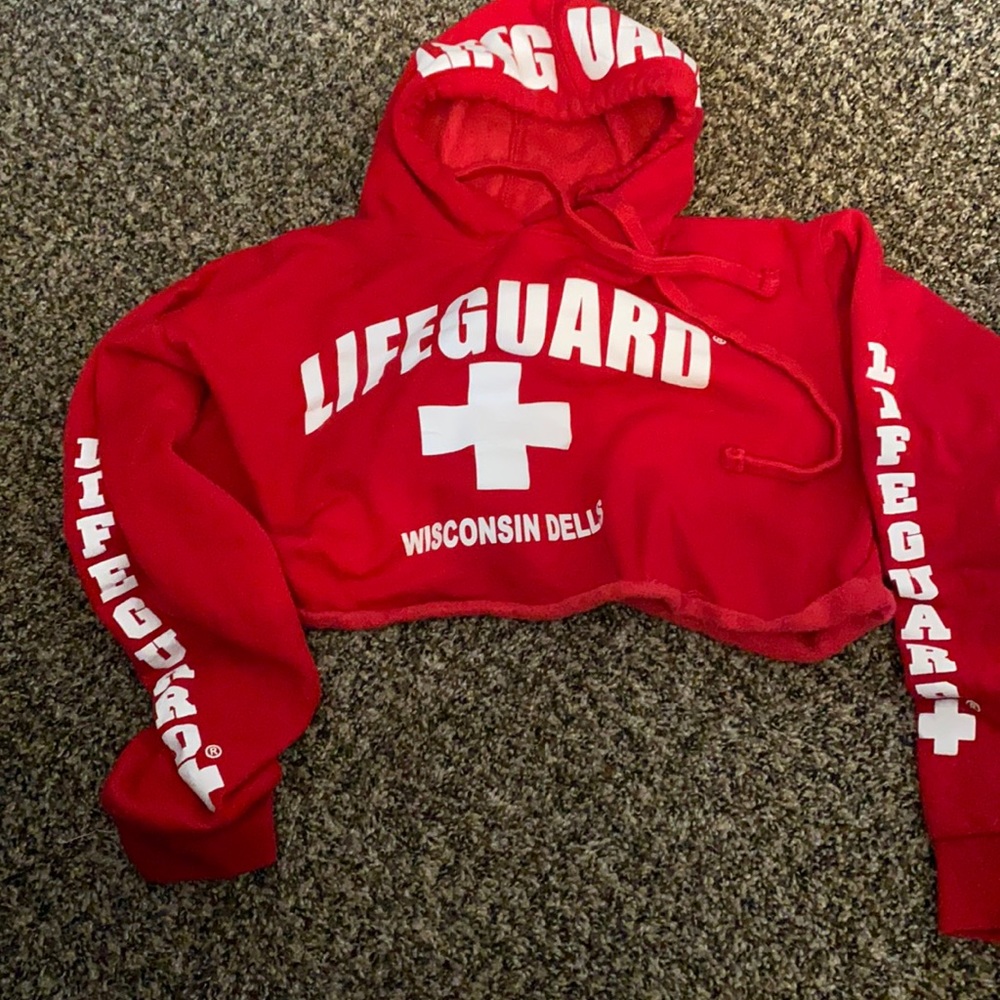 Crop top hoodie